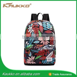 2016 New Design Bag Promotion Cheap Customized Nylon School Backpack thumbnail-1