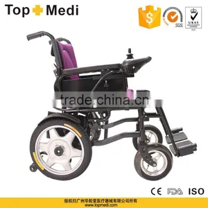 TOPMEDI Best Selling Cheap Price Foldable Electric Wheelchair for Elderly and Disabled People thumbnail-3