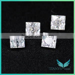 Cheap Moissanite D E F Color Eye Clean Vvs Moissanite Princess Cut Loose Diamonds thumbnail-1