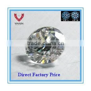 Brilliant Machine Cut Round 1.50mm White CZ Gold Star thumbnail-1