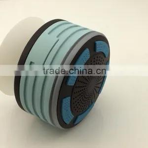 New Products 2016 Wireless Waterproof Speaker Levitating Shower Speaker With LED Light thumbnail-4