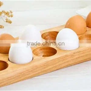 Solid Wood Egg Tray,12 Pcs Egg Tray,wooden Egg Holder thumbnail-4