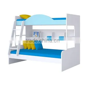 Factory Supply Newest Design MDF Material Kids Bunk Bed thumbnail-4