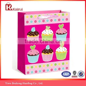 China Cake Paper Bag Manufacturer Supply Delicate Muffins Cake Gift Packing Bag thumbnail-1