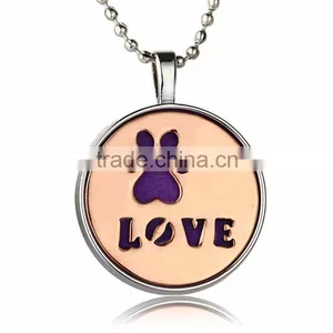 Fashion Jewelry 2017 Trending Product Cartoon Fog Diffuser Pendant 316l Stainless Steel Jewelry thumbnail-3