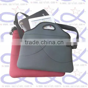 Stripe Pattern Neoprene Laptop Bag With Binding thumbnail-3