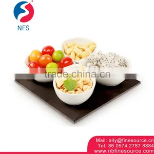 Handle Divided China Kitchen Cheap Food Ceramic Bowl Wholesale thumbnail-1