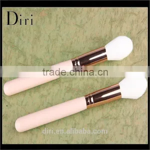 Flame Shape Wooden Handle Synthetic Hair Concealer Brush thumbnail-4