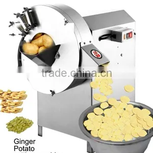 Ginge Rhizome Potato Slice Cutter Machine for Restaurant Business thumbnail-1