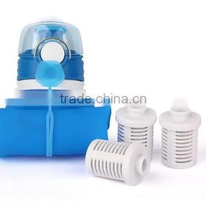 Medical Grade Silicone Sports Water Bottle Foldable Silicone Water Bottle thumbnail-3