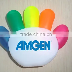 Hand Finger Palm Shape Stationery Highlighter Pens Many Colors Fluorescent Marker Pen for Children/Funny Pens for Promotion for thumbnail-5