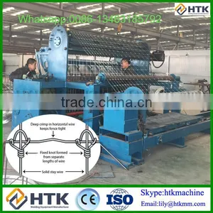Automatic Fixed Knot Grassland Mesh Fence Making Machine/Cattle Fence Netting Machine Made-in-china thumbnail-1