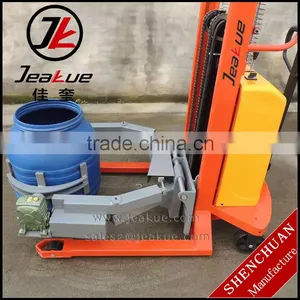 360 Deg Rotating Semi Electric Clamp Oil Drum Lifter With Rotating Clamp Forklift thumbnail-2