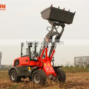 Made in China Qingdao Everun 1.6 Ton Mini Front End Loader With Luxury Cabin thumbnail-5