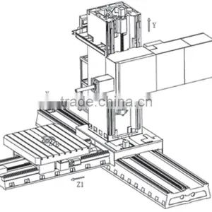 CNC Floor-type Horizontal Boring and Milling Machine or Machining Center thumbnail-2
