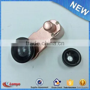Phone Clip Selfie 3-in-1 Fish Eye Lens Logo Camera Smartphone Lens Kit thumbnail-4