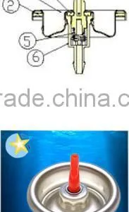 Nylon Lighter Refill Gas Spray Valve With Actuator thumbnail-5