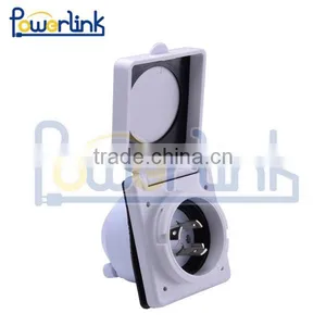 H70134 30 Amp/ 125V Contoured, Square Power Inlets thumbnail-1