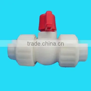 Good Price Plastic PPR Double Union Ball Valve for Water Pipe thumbnail-1