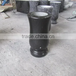 Black Granite Vases for Tombstones thumbnail-2