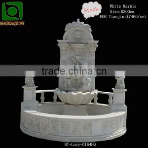 Garden Marble Carved Water Fountain With Statues thumbnail-1