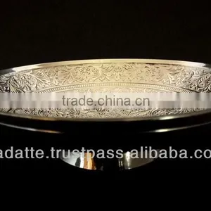 Kitchen Accessory Brass Bowl Beautiful Decorative New Design Silver Plated Bowl thumbnail-2