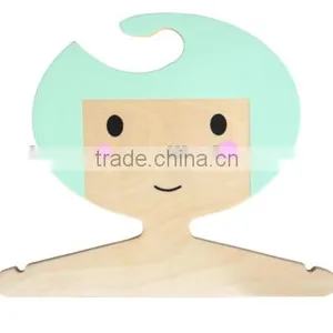 Top Wooden Hangers Flat Arched Thick Body thumbnail-4