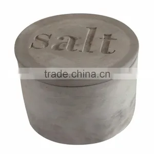 Concrete Jar With Lid thumbnail-1