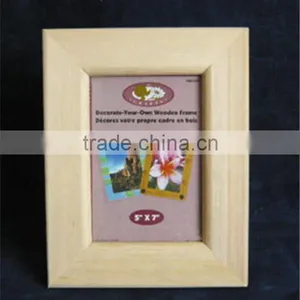 Eco-friendly Unfinished Customized Wooden Photo Picture Frame With FSC/ ISO 9001/14001/SEDEX thumbnail-4