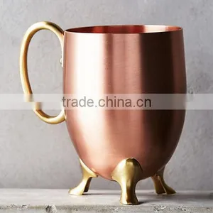High Quality 100% Solid Pure Copper Moscow Mule Mug Direct & Largest Manufacturer of Copper Mugs thumbnail-1