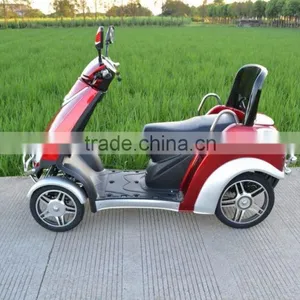 High Quality China Factory 4 Wheel Electric Mobility Scooter For Elders,Safe 48V 50W Back-driving Electric Scooter For Wholesale thumbnail-4