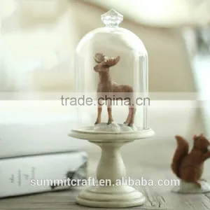 Christmas Resin Reindeer in Glass Coving Christmas Ornament thumbnail-1