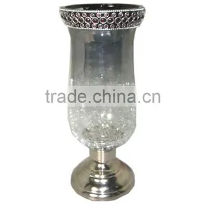 Decorative Glass Metal Hurricane thumbnail-2