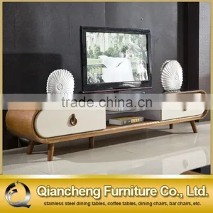 Glass Top tv Stand Wooden Cabinet Modern Hotel Furniture thumbnail-3
