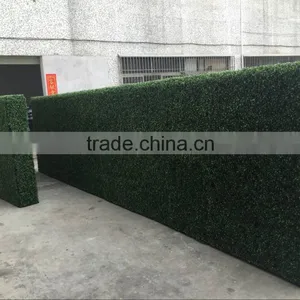 High Quality Plastic Artificial Boxwood Hedge Green Wall thumbnail-1