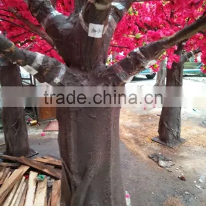 Peach Blossom Artificial Silk Flower Tree thumbnail-5