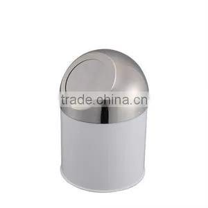 Mini Desk Bullet Push Bin Office Trash Bin Manufacturer thumbnail-1
