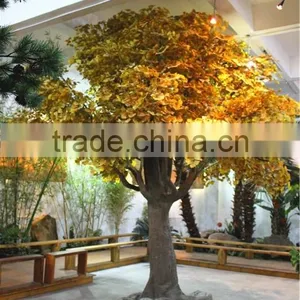 Home Garden Decoration 100cm to 1000cm Height Artificial Indoor Live Plastic Ficus Red With Green Palm Tree EZLS05 1007 thumbnail-4