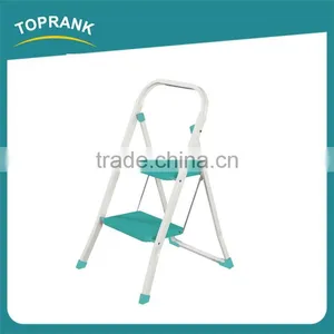 China Manufacturer 2 Step Flexible Tripod Aluminium Ladder Portable Ladder thumbnail-1