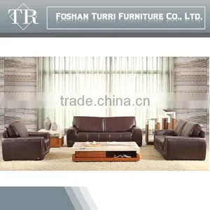European Style Italian Split Leather Sectional Sofa Home Sofa thumbnail-2