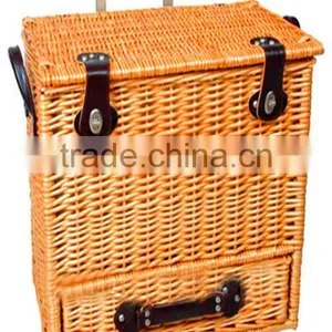 Factory Directly Supply Cheap Wicker Shopping Trolley for Supermarket thumbnail-5