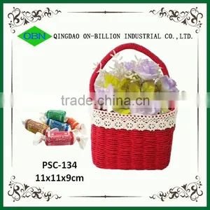 Wholesale Paper Rope Flower Basket for Wedding Decoration thumbnail-1