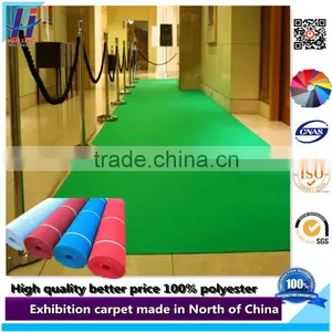 100% Polyester Exhibition Carpet for Outer/welding/commercial/ on Sale With Factory Price thumbnail-4