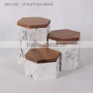 2016 Wholesale Kitchen Accessories Coffee Canisters With Cooper Lid or Tea Box thumbnail-2