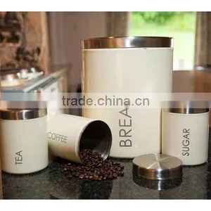 Round Metal Biscuit Jar thumbnail-2