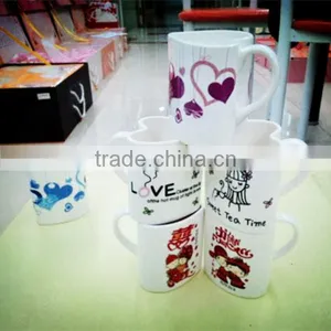 Ceramic Porcelain Couple Mug Cup,Couple Cup With Custom Decal thumbnail-1
