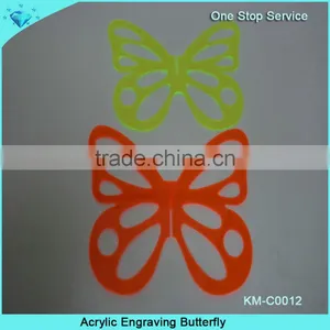 Colorful Acrylic Engraving Butterfly for Holiday Decoration and Gifts thumbnail-3