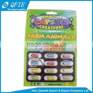 Novelty Gadget Soft Sponge Growing Animal Capsule Toys for Children thumbnail-1