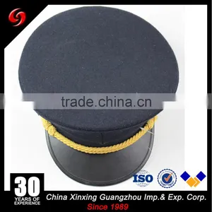Custom Fashion High Quality Navy Military Officer Caps for Sale thumbnail-3