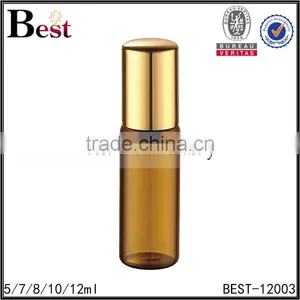 5ml 7ml 8ml 10ml Amber Glass Oil Bottle Roller Cosmetic Sample Bottle Tube Roller Bottle thumbnail-5
